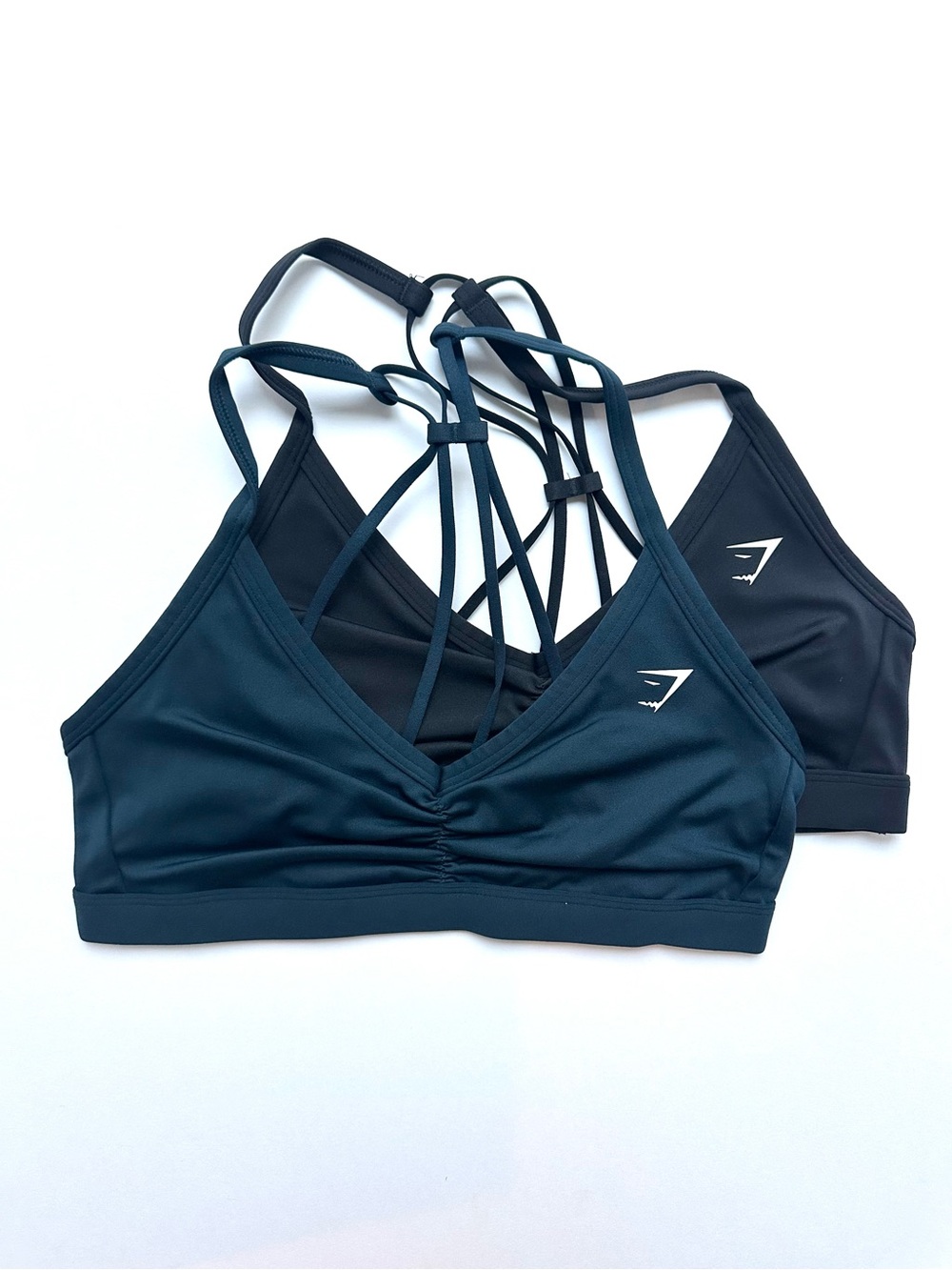 Gymshark M Ruched Strappy Sports Bra Set